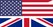 Flagge UK/US